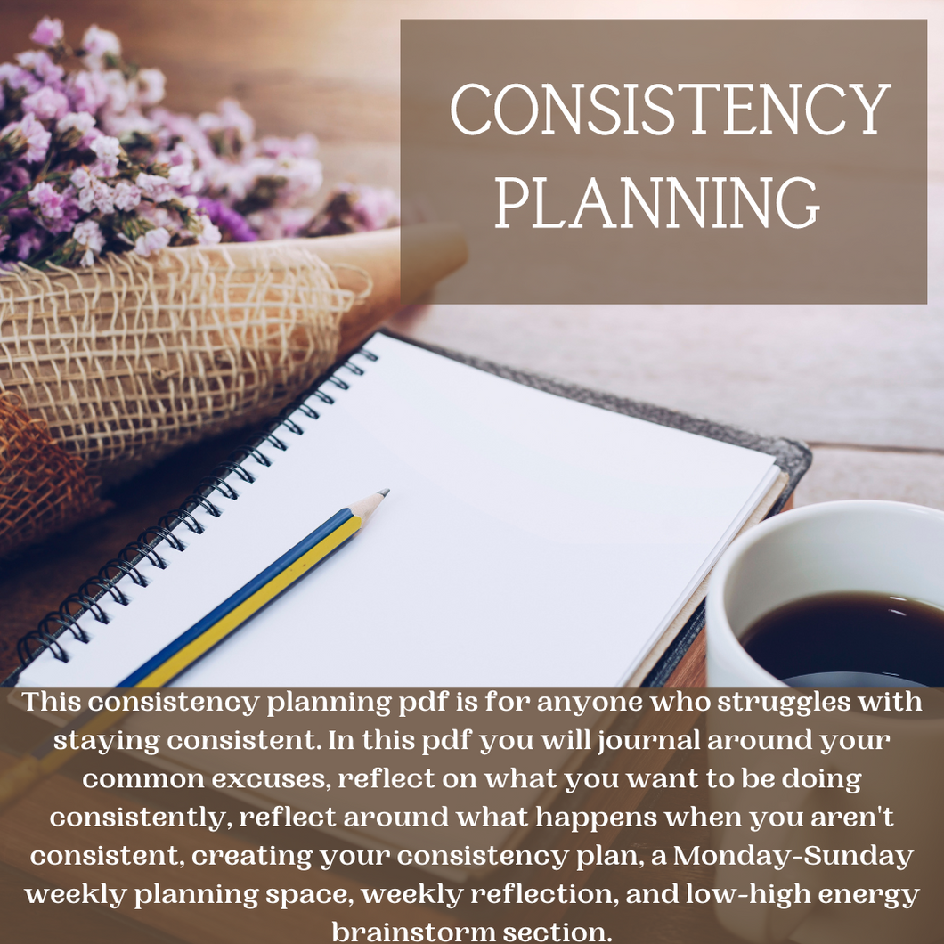Consistency Planning pdf